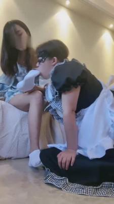 【路子】贱母狗舔脏鞋闻原味白袜 bf12736