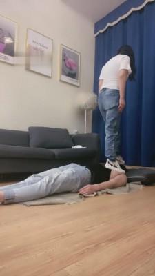 【夕微】运动鞋+高跟全体重踩踏 bf12671