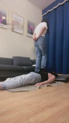 【夕微】运动鞋+高跟全体重踩踏 bf12671