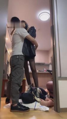 【万一】情侣主-帆布鞋黑丝+棉袜羞辱 bf12582