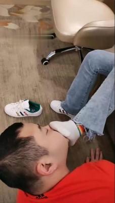 【七颜】运动鞋棉袜暴虐家奴 bf12579