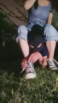 【巴莉陛下】户外帆布鞋棉袜-夜跑抓到跟踪狂 bf12328