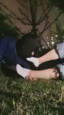 【巴莉陛下】户外帆布鞋棉袜-夜跑抓到跟踪狂 bf12328