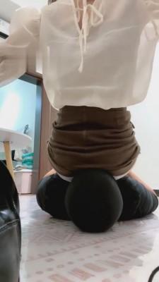 【晚晚】长靴臭棉袜羞辱偷鞋狗 bf561