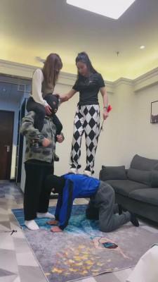 【鑫儿教头】带素人妹妹入圈暴虐贱狗 bf12296