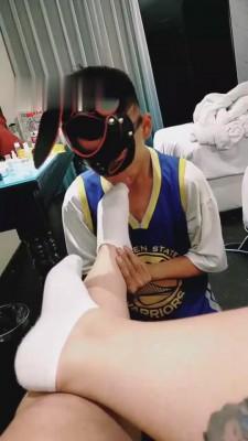 【宝珠姐姐】闻跑步后超臭原味白棉袜 bf599