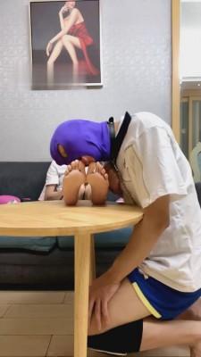 【暴力美学】AJ过膝袜调刚入圈抖M bf592