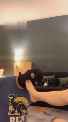 【莜月】精神小妹超暴力虐待狗 G-210829-18