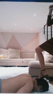 【辉夜大大】高跟鞋全体重踩踏专场 G-210828-27