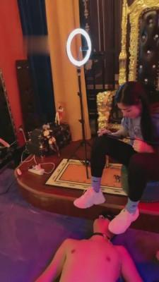 【晨晨】带素人玩双狗 bf3964