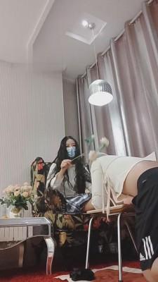 【晨晨】带素人玩双狗 bf3964