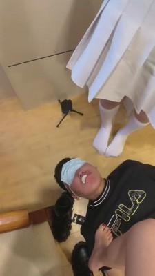 【甜甜】带素人调教狗废物-嘴塞臭袜 bf3691