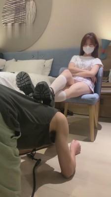 【甜甜】学生S白丝诱惑学长 bf3405