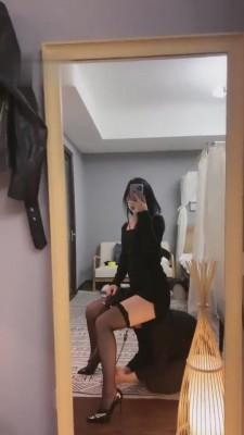 【思诺】模特S镜前高跟黑丝碾压狗 bf3411