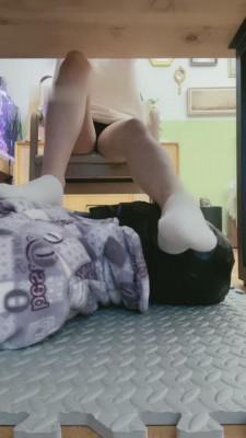 【曦晨】学生S白棉袜脚下地毯 bf7817