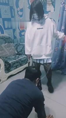 【开发素人】极品美女小刘暴力tj男神 bf7332