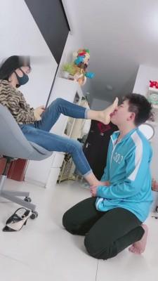 【美离子】沉浸式体验舔脚专场 bf9134