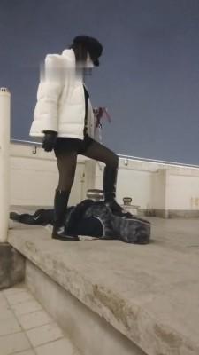 【乐爷】高层天台户外调教圣水 bf7824