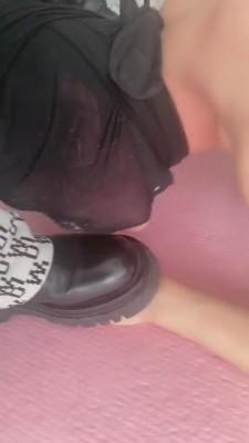 【雪儿】双S长靴踩踏/舔鞋/口水 bf7701