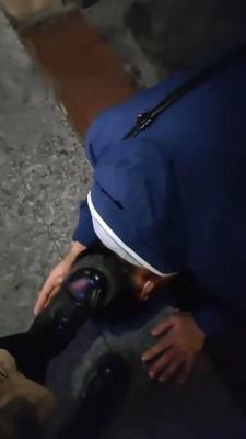 【梵高】成功三个美女路人踩踏 bf9041