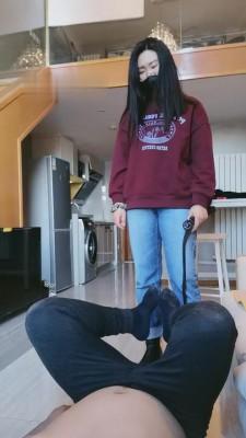 【软熊】首次重度皮带sp肥狗/闻脚 bf9020