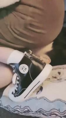 【清见】黑丝高跟+帆布鞋白袜全体重踩踏 bf9030