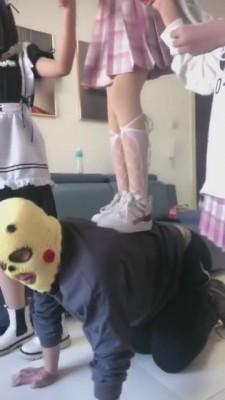 【精神小妹】带素人群调狗子 bf7402