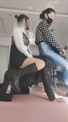 【雪儿】长靴双S骑马马奴 bf9054