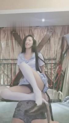 【银河】JK学生服白丝口水咀嚼物羞辱木乃伊 bf7057