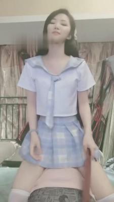 【银河】JK学生服白丝口水咀嚼物羞辱木乃伊 bf7057