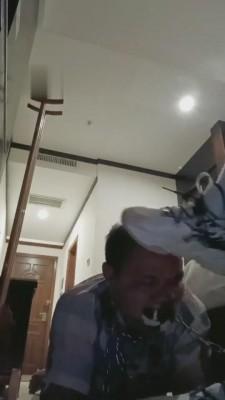 【北京静心】棉袜堵嘴全体重踩踏 bf7010