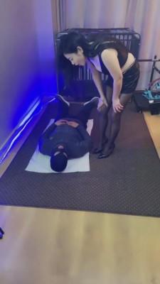 【夕微S】黑丝高跟坐脸诱惑贱狗 bf6996