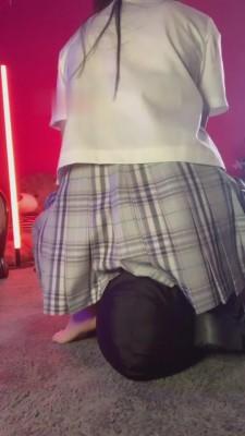 【甜甜】JK小姐姐黑丝皮鞋裸足诱惑调 bf7005