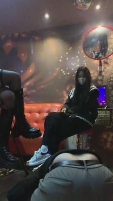 【甜甜】带高颜值素人运动员闺蜜调狗 bf6956