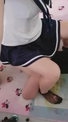 【冰心】学院风短黑丝美腿的诱惑 bf6850