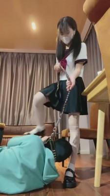 【雪莉】JK双马尾萝莉主tj贱狗 bf6778