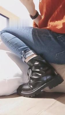 【悦主大人】短靴原味棉袜超强羞辱 bf6756