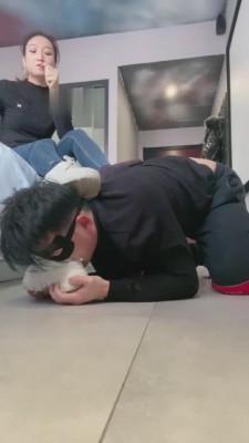 【魅儿】羞辱原味恋足狗 bf6466