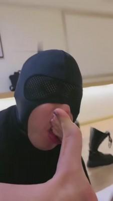 【甜依】脚奴必看-长靴小白袜舔到哭 bf6306