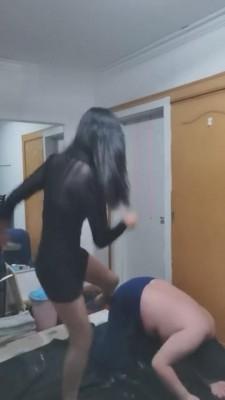 【北晨】现实精神小妹踢踹 bf6553