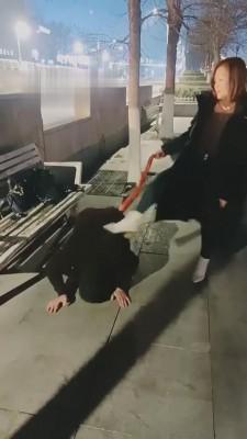 【羽诺】户外暴虐贱狗 bf6658