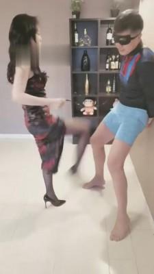 【汐雯】踢裆拍摄现场-第三视角 bf6105