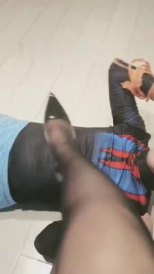 【汐雯】踢裆拍摄现场-第三视角 bf6105