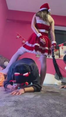 【雪莉】圣诞节剧情专场调教【完整版】 bf6094