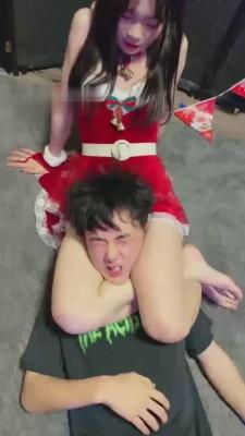 【雪莉】圣诞节剧情专场调教【完整版】 bf6094