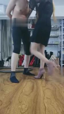 【傲柔】短靴重度踢裆/强制 bf6075