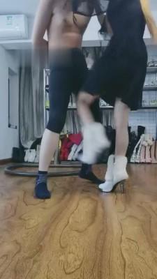 【傲柔】短靴重度踢裆/强制 bf6075