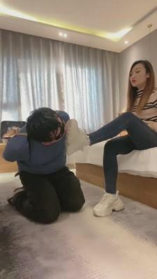 【魅儿】捆绑耳光羞辱专场 JS12603