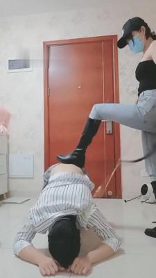 【新人玉姬】重度踩踏皮鞭场 bf5930