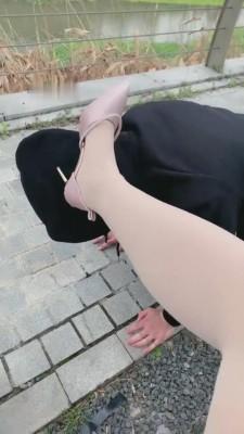 【欣悦】户外训骚狗 bf9049